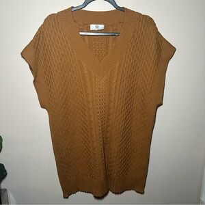 Women's Brown Sweater Vest